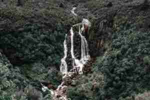 cascada waipunga falls foto drone