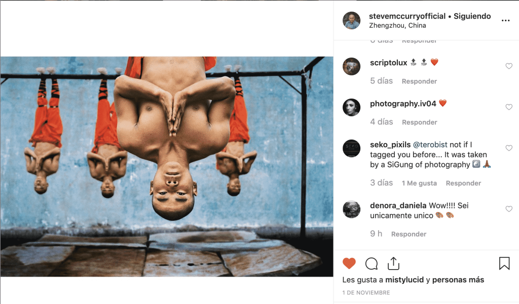 Fotógrafos famosos instagram steve mccurry