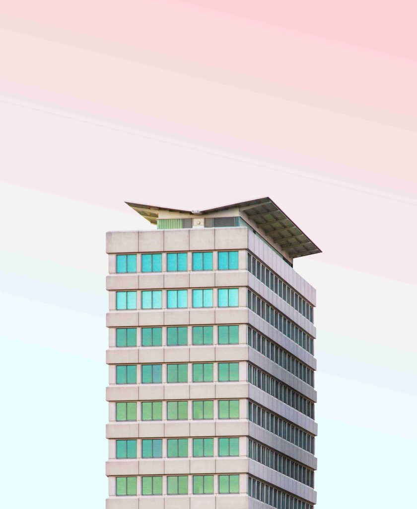 fotografía de arquitectura atardecer
